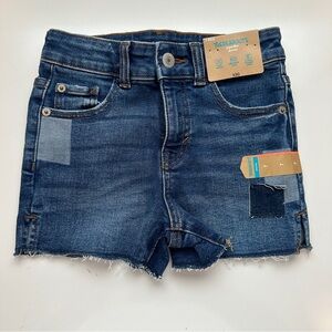 Thereabouts Patchwork Medium Wash Denim Shorts NWT Girls Size 7